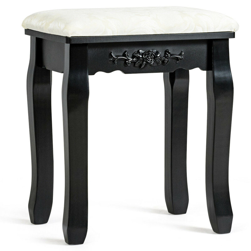 Tabouret de coiffeuse Cadence, Noir