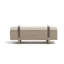 Banc de rangement en cuir beige pour chambre avec banc d'entrée-1554284889
