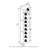9-Shelf Multimedia Media Storage Tower Rack with Adjustable Shelves-6106963