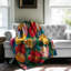 Bouquet de tulipes multicolores - jeté de qualité supérieure Sherpa B 1 pièce-1514253762