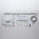 Shower System With 6" Rain Showerhead, 3-Function Hand Shower, Adjustable Slide Bar And Shower Shelf