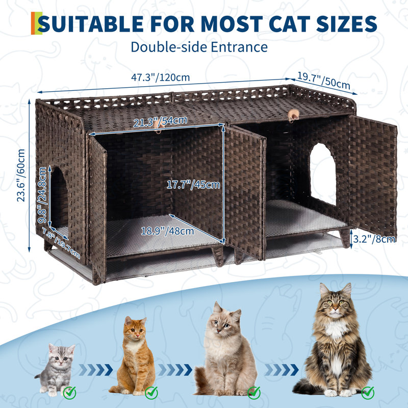61.01 cm H Cat Tree / Condo