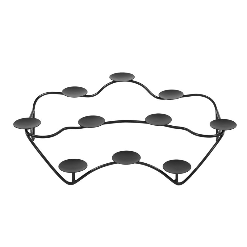 Heart 10.5'' H Metal Tabletop Candelabra