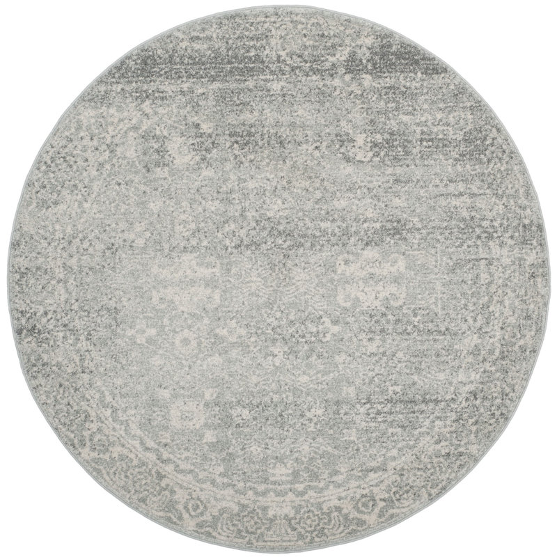 Paschke Performance Oriental Rug, Round 6'7"