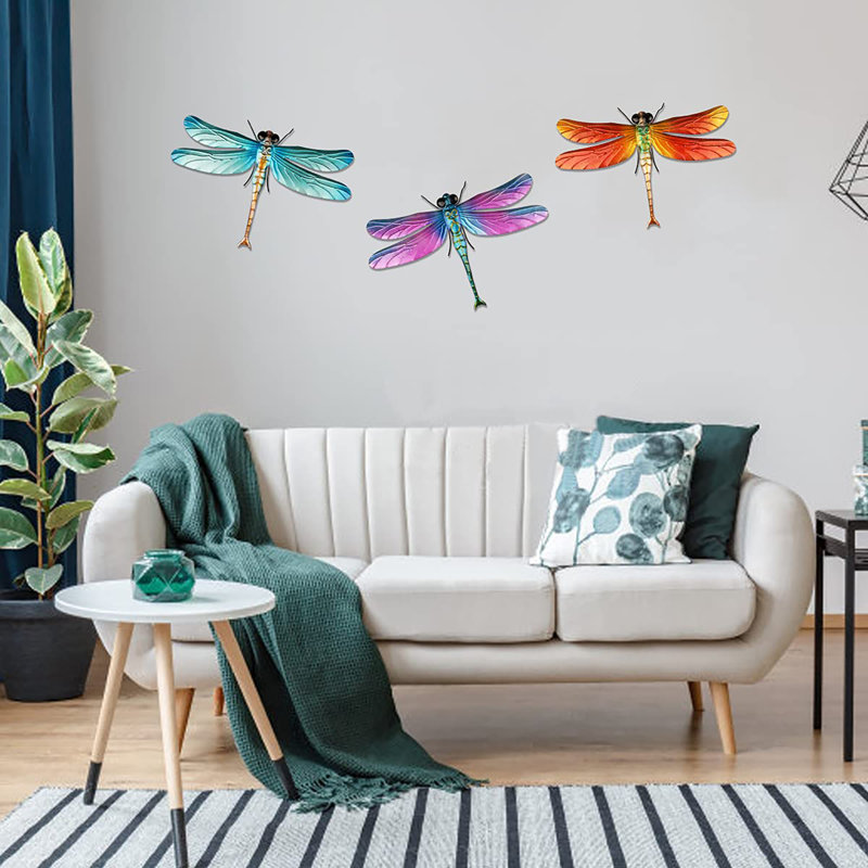 Décoration murale d'extérieur 3 pièces