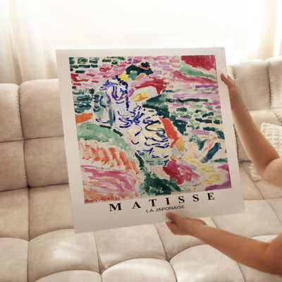 Landscape and Nature Henri Matisse La Japonaise Bohemian Unframed Art Print