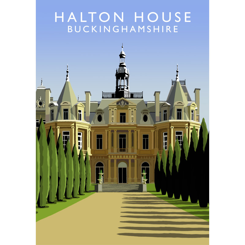 Halton House by Richard O'Neil - Print, No Frame, 40 cm H x 30 cm W x 1 cm D