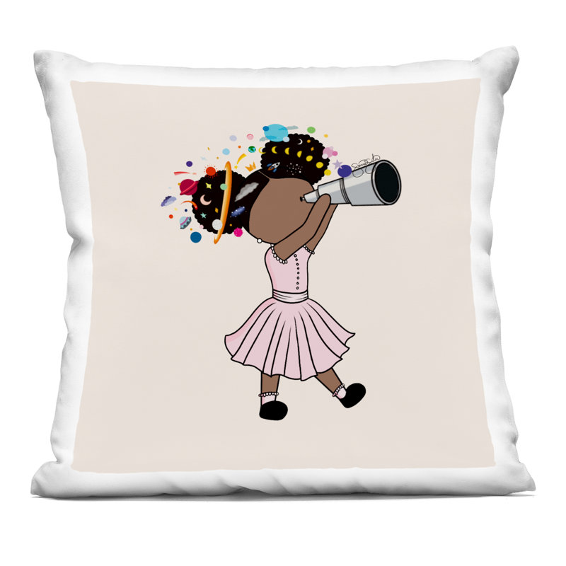 Coussin Celeste Girl with Telescope, Fille 5