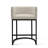 Upholstered Counter Stool with Metal Frame-570982389