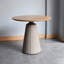 Table de salle à manger ronde en bois massif noyer-754373397