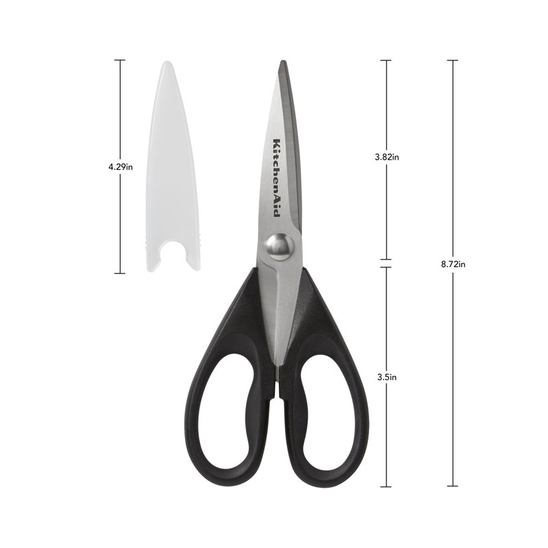 KitchenAid® KitchenAid All Purpose 8.75" Kitchen Shears with Soft Grip Handles and Protective Sheath