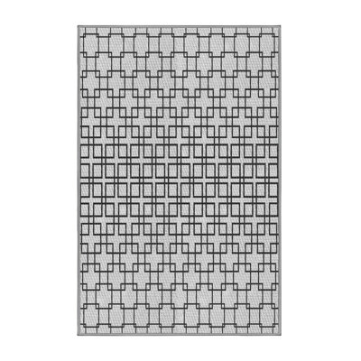 Tapis gris / crème Power Loom