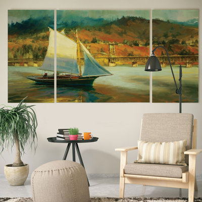 Voile d’automne-ensemble d’impressions sur toile 3 pièces
