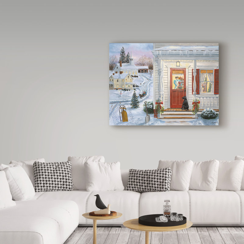 « patiente waiting door », reproduction de photo sur toile tendue, H 14 po x l 19 po x P 2 po