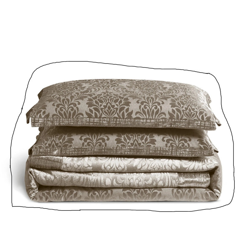 Microfiber Bedspread with Pillow Shams Included, Super King, Mink 