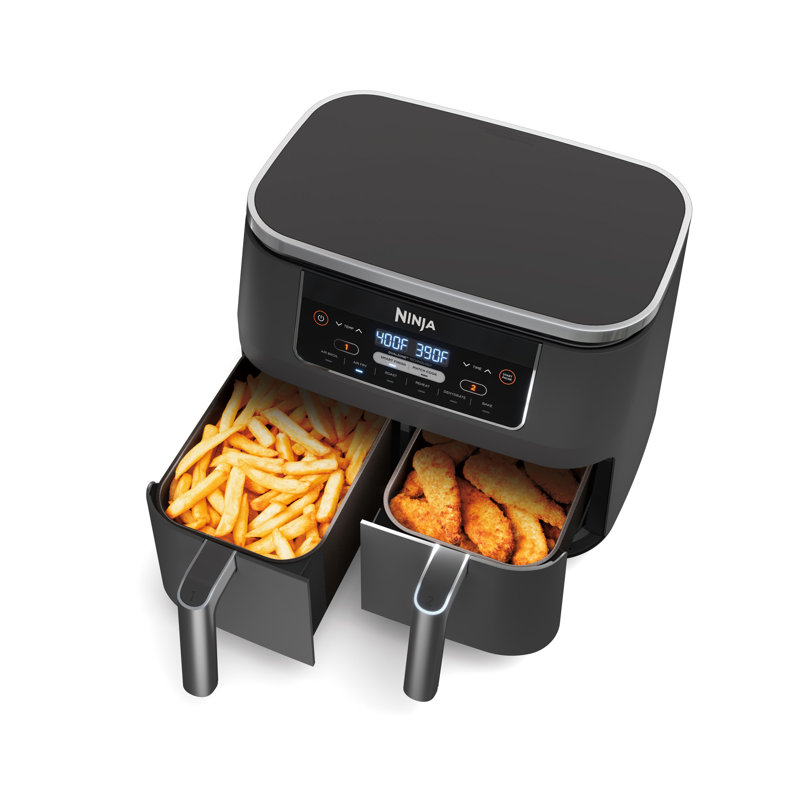 Ninja 8-Quart Dual Basket Electric Air Fryer with Digital Control