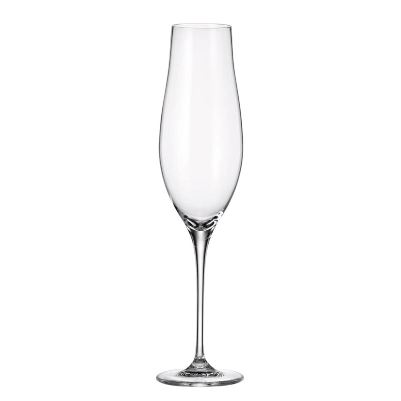 Bianney 7 oz. Ensemble de flûtes en cristal