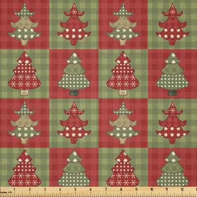Alexanda Noel Trees Quilt Fabric