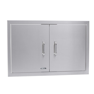Bull Outdoor Products 30 Inch Stainless Steel Double Door with Reveal