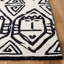 Tapis en laine et coton touffeté à la main Aon avec latex Southwestern-943409255