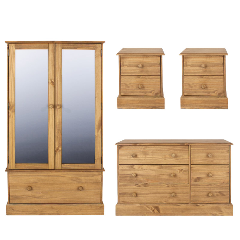 Cotswold, 4 Piece Pine Bedroom Set