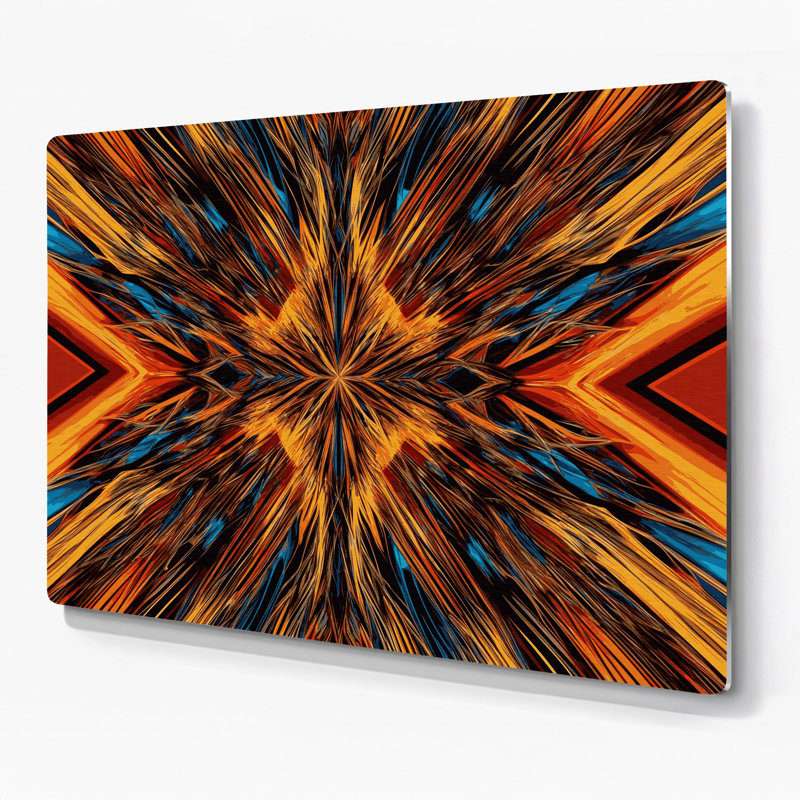 Art mural noir Op Art 28, H 12 po x l 18 po