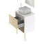 Sedbergh 600mm Single Bathroom Vanity with Integrated Ceramic Basin-775689437