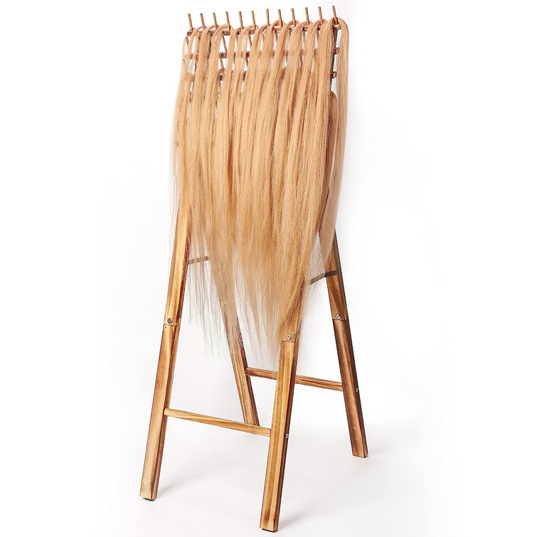 168 Pegs Carbon Steel Adjustable Height Movable Hair Rack, Durable Hair  Holder Hair Organizer