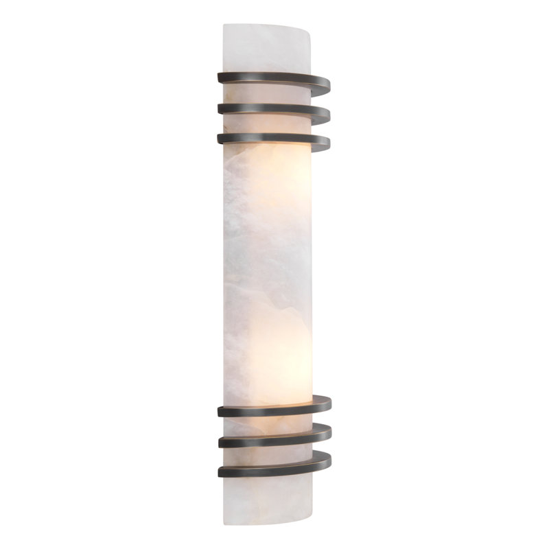 Wall Lamp Premuda Bronze Finish Alabaster