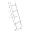 WHITE WOODEN SHELF LADDER
