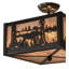 3 - Light Semi Flush Mount