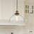 Mateo 1 - Light Black/Antique Brass Dome Pendant