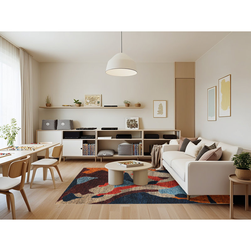 Alyrah Abstract Indoor Rug, Rectangle 7' x 9'