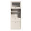 Grand garde-manger blanc avec ensemble anti-basculement