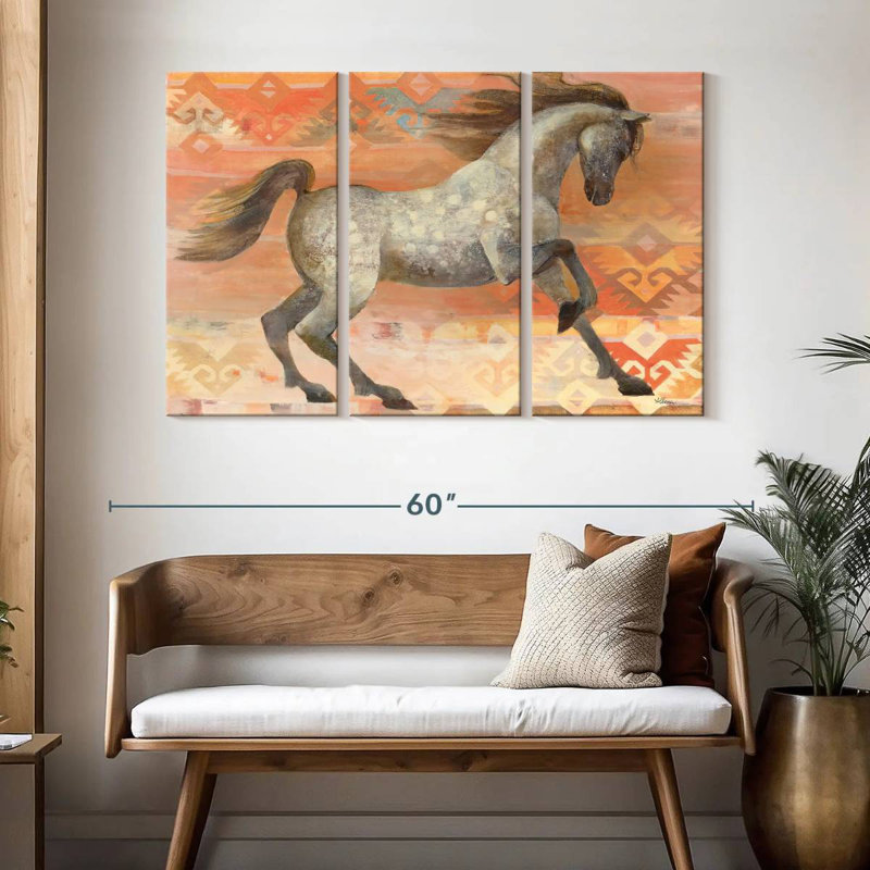 Brampt Grand Entrance Southwest Boho Blush, H 32 po x l 50 po