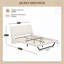 Structure de lit en cuir Pu-137046422-137046420