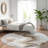 Machine Washable Indoor/Outdoor Xhevrie Taupe Rug-1195112532