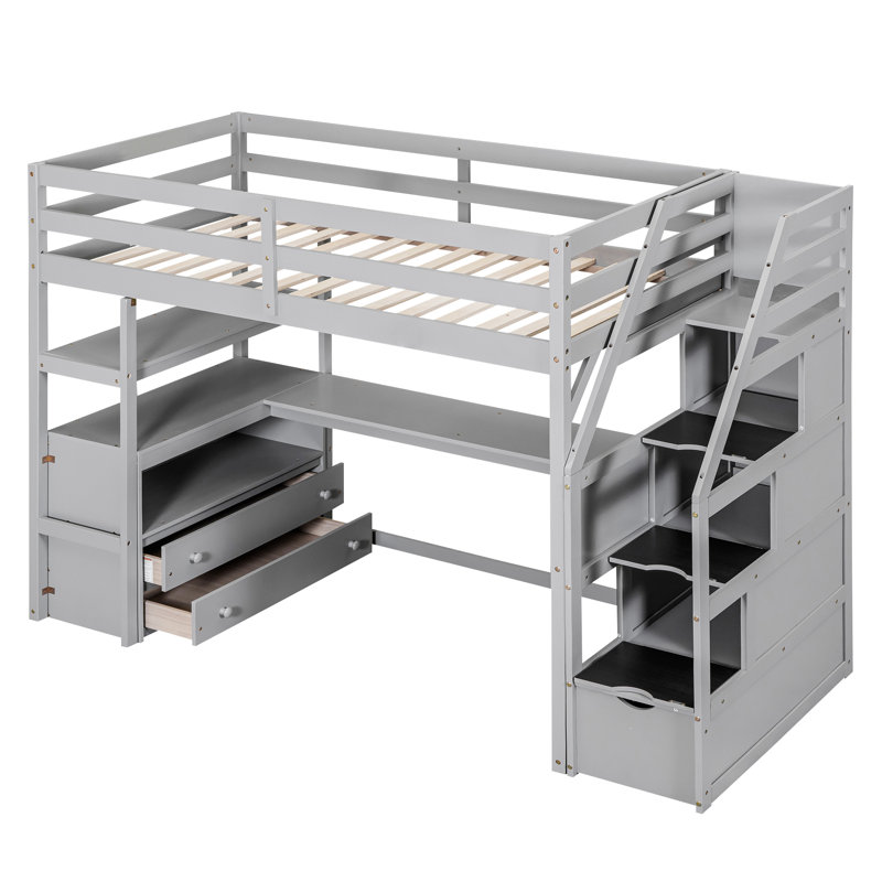 Jamariea Bed, Full/Double, Gray