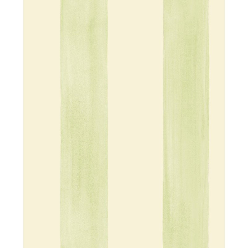 Papier peint à rayures aquarelle Seaetet Monet, Poire métallique / mousseline