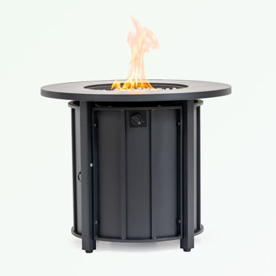 Round steel frame Fireplace