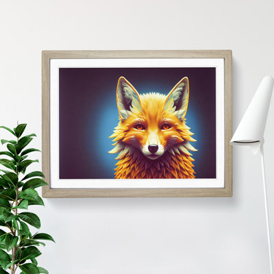 Brilliant Fox - Single Picture Frame Print