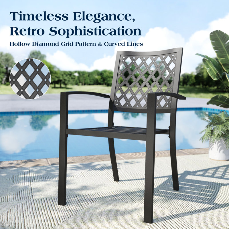 4 - Person Patio Dining Set with Square Table