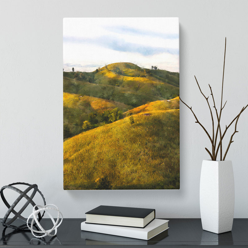 Rolling Hills In Phrae Thailand - Wrapped Canvas, 50cm H x 35cm W x 3cm D