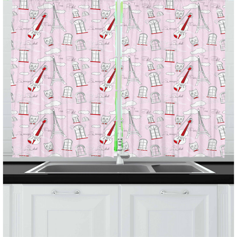 Pointed Kitchen Curtain