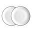 Alex Platinum Bone China Salad/Dessert Plate-1483349243