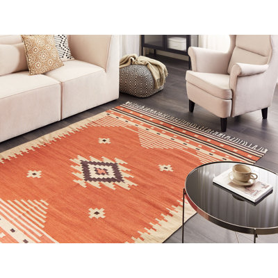 Devyn Southwestern Cotton Hand Woven Area Rug