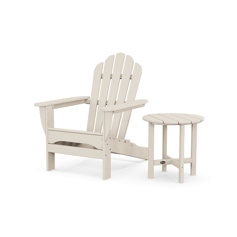 Chaise Adirondack avec table d'appoint Monterey Bay, Château de sable