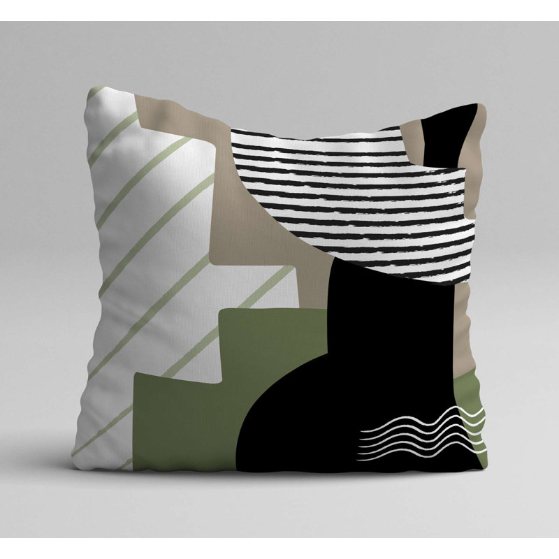 Ensemble de housse de coussin élégant (3 pièces), 16,9 x 16,9 pouces | 50% coton / 50% polyester, lavable et repassable | Parfait pour la décoration intérieure, le canapé et le salon, tissu doux et durable