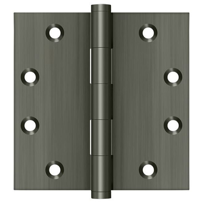102'' x 102'' Butt Bearing Hinge, Antique Nickel