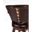 Trophy Swivel Upholstered Counter Stool with Solid Wood Frame-61558326-61924288